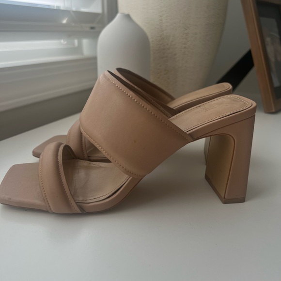 Nude slide on heals - Picture 3 of 3